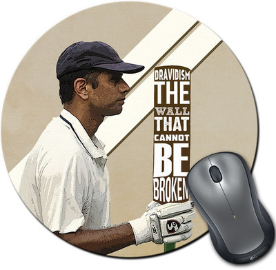 

ShopMantra Rahul Dravid Quote Round Mousepad- SMMR00000304 Mousepad(Multicolor)