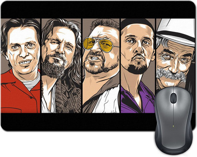 

Rangeele Inkers Big Lebowski Fan Art Mousepad(Multicolor)