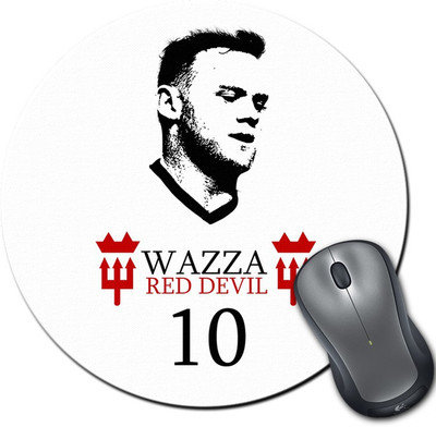 

ShopMantra Wayne Rooney Footballer Round Mousepad- SMMR00000176 Mousepad(Multicolor)