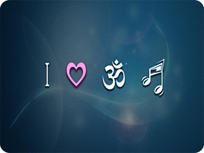

SYL I Love Om Mousepad(Multicolor)