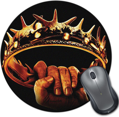

Rangeele Inkers Game Of Thrones Crown Round Mousepad(Multicolor)