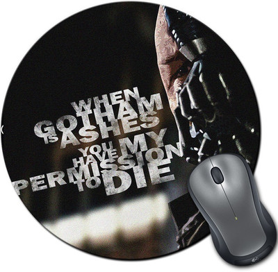 

Rangeele Inkers Batman Bane Quote Round Mousepad(Multicolor)