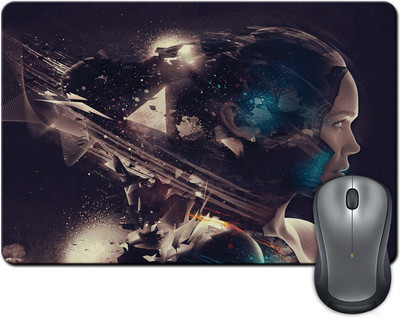 

ShopMantra Girl Manipualtion Artwork Mousepad(Multicolor)