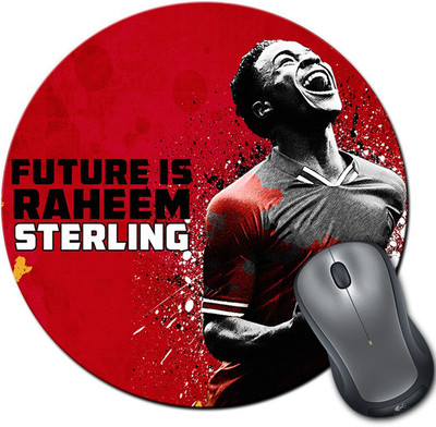 

ShopMantra Raheem Sterling Footballer Round Mousepad- SMMR00000189 Mousepad(Multicolor)