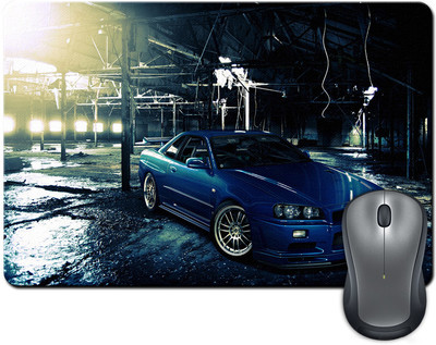 

ShopMantra Blue Luxury Car Mousepad(Multicolor)