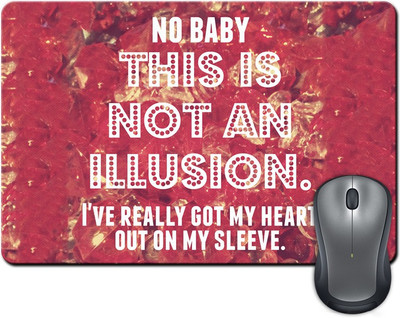 

Rangeele Inkers Love You Baby Mousepad(Multicolor)