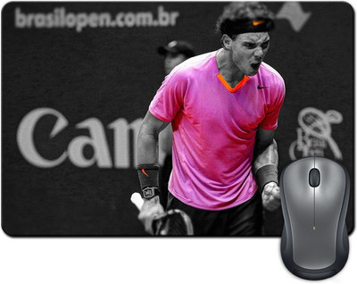 

Rangeele Inkers Rafael Nadal Agry Mousepad(Multicolor)