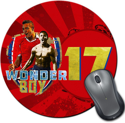 

ShopMantra Alex Wonderboy Footballer Round Mousepad- SMMR00000186 Mousepad(Multicolor)