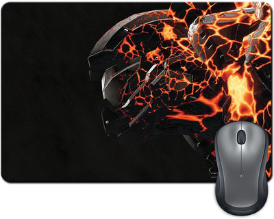 

ShopMantra Fire & Metal Gaming Character Art Mousepad(Multicolor)