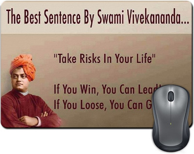 

ShopMantra Swami Vivekananda Quote Mousepad(Multicolor)