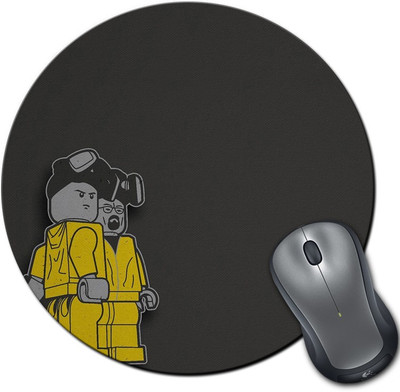 

Rangeele Inkers Breaking Bad Lego Round Mousepad(Multicolor)
