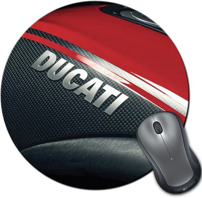 

Rangeele Inkers Ducati Bike Round Mousepad(Multicolor)