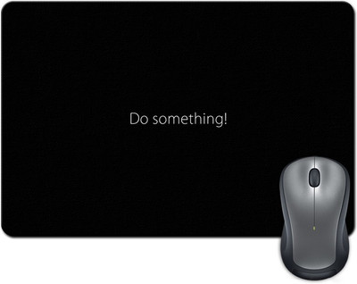 

Rangeele Inkers Do Something Inspirational Words Mousepad(Multicolor)