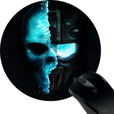 

Huppme Skull Face Mousepad(Black)