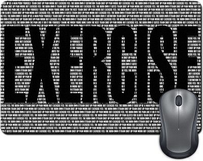 

Rangeele Inkers Exercise Some Motivation Mousepad(Multicolor)