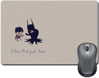 

Rangeele Inkers Batman Know The Feels Mousepad(Multicolor)