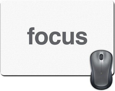 

ShopMantra Focus Minimalist Design Mousepad(Multicolor)