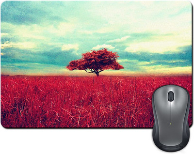 

Rangeele Inkers Beautiful Red Autumn Mousepad(Multicolor)