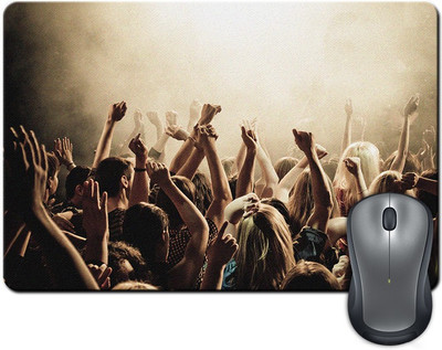 

Rangeele Inkers Rock Concer View Mousepad(Multicolor)