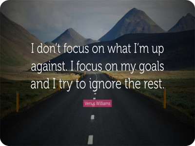 

SYL Venus Williams Quotes Mousepad(Multicolor)