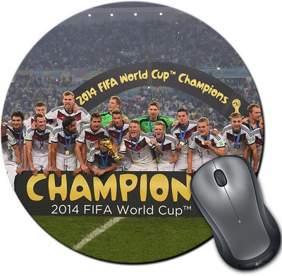 

Rangeele Inkers Germany World Champions Round Mousepad(Multicolor)