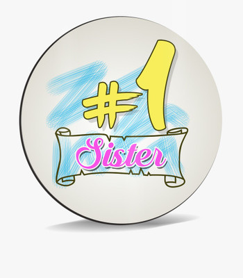 

SKY TRENDS Sky Trends # 1 Sister With Color Grey Background Colored Sky Shade Gifts Mousepad(Multicolor)