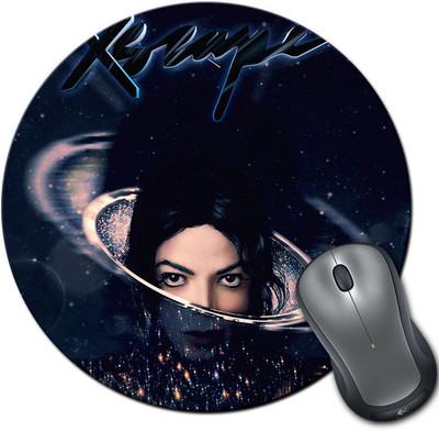 

Rangeele Inkers Micheal Jackson Planet Round Mousepad(Multicolor)