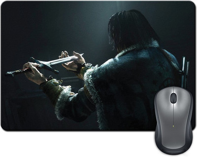 

ShopMantra Sword in the Hands Graphic Gaming Mousepad(Multicolor)