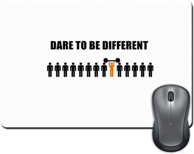 

Rangeele Inkers Dare To Be Different Motivational Mousepad(Multicolor)
