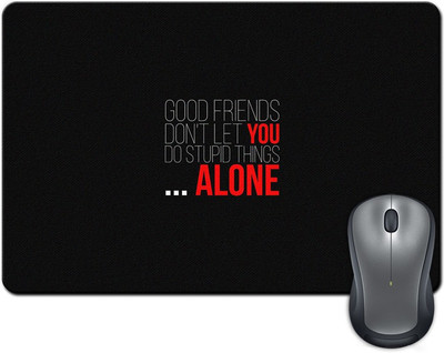 

Rangeele Inkers Good Friends Quote Mousepad(Multicolor)