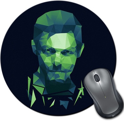

Rangeele Inkers Walking Dead Polygon Art Round Mousepad(Multicolor)