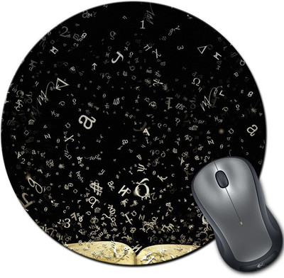 

Rangeele Inkers Flying Mathematics Round Mousepad(Multicolor)