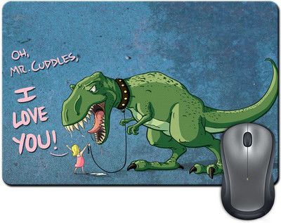 

Rangeele Inkers Mr.Cuddles Love You Mousepad(Multicolor)