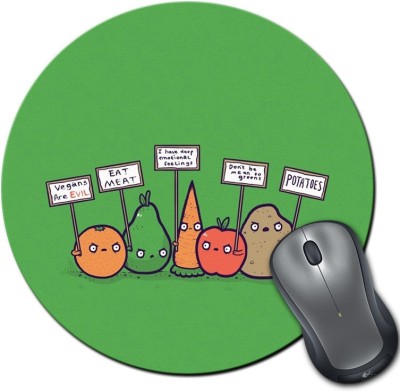 

Rangeele Inkers Parallel Universe Round Mousepad(Multicolor)