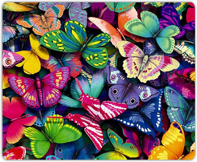 

Lovely Collection Butterflies Mousepad(Multicolor)