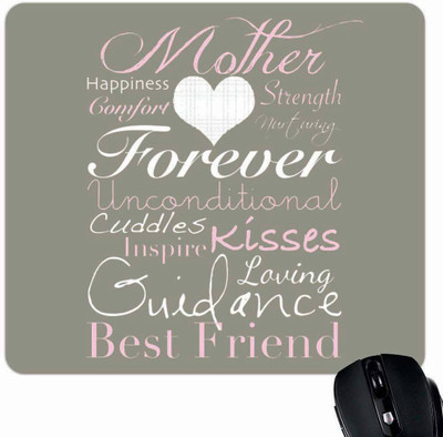 

Giftsmate Mom the Best Friend Mousepad(Multicolor)