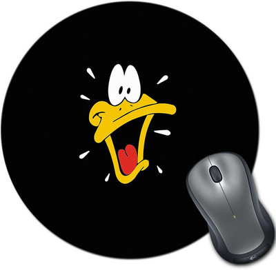 

Rangeele Inkers Daffy Duck Round Mousepad(Multicolor)