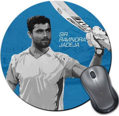 

ShopMantra Sir Ravindra Jadeja Round Mousepad- SMMR00000308 Mousepad(Multicolor)