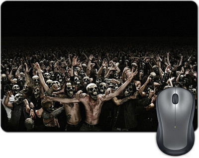 

Rangeele Inkers Skull Rock Concert Mousepad(Multicolor)