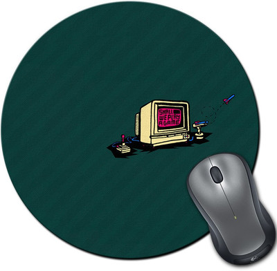 

Rangeele Inkers Shall We Play Game Round Mousepad(Multicolor)