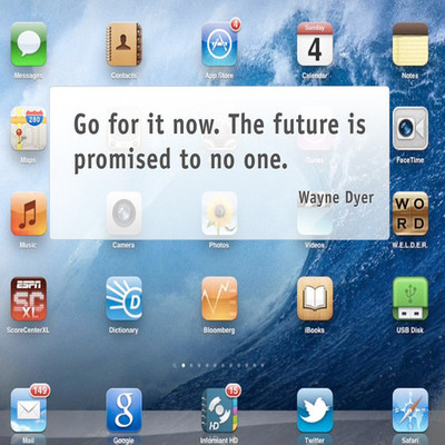

Allthingscustomized Inspirational Quote Mousepad(Multicolor)