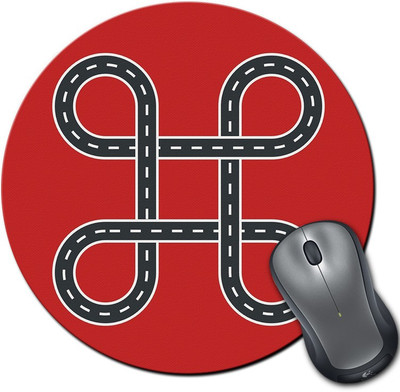 

Rangeele Inkers Never Ending Round Mousepad(Multicolor)