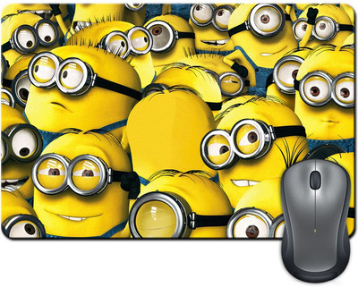 

Rangeele Inkers Minions Rush Yellow Mousepad(Multicolor)