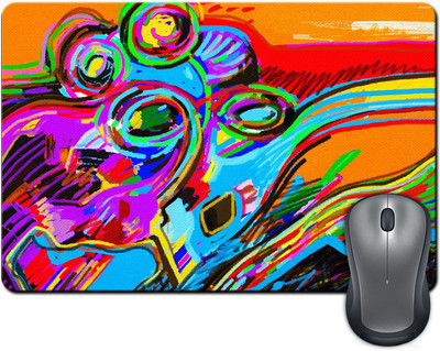 

ShopMantra Abstract Modern Composition -SMFP00001771 Mousepad(Multicolor)