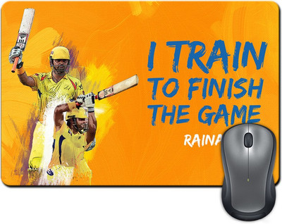 

ShopMantra Raina I train To Finish The Game Mousepad(Multicolor)