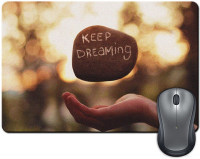 

Rangeele Inkers Keep Dreaming Stone Mousepad(Multicolor)