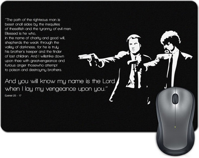 

Rangeele Inkers Pulp Fiction Long Quote Mousepad(Multicolor)