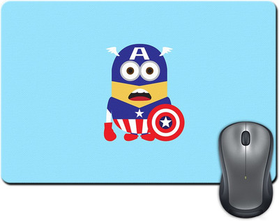 

Rangeele Inkers Captain America Minion Mousepad(Multicolor)