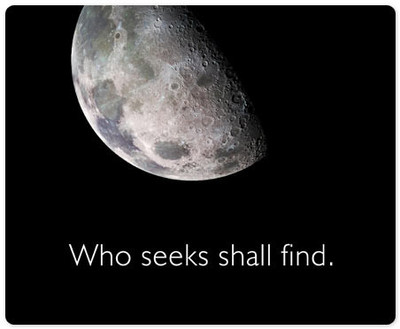 

Allthingscustomized Who Seeks Shall Find Mousepad(Black)