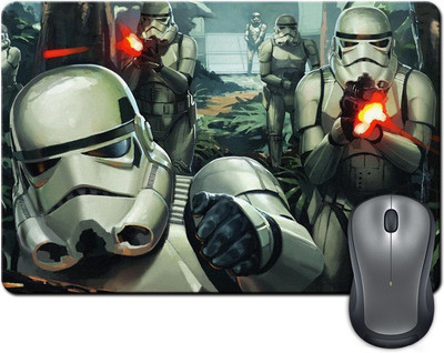 

Rangeele Inkers Stars Wars Robots Mousepad(Multicolor)